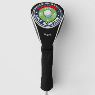 Couvre-club De Golf Avertissement Golf Sérieuse Addiction Drôle Golfeu