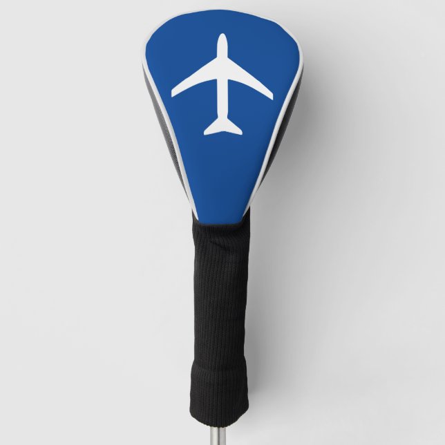 Couvre-club De Golf Avion Avion Avion Pilote Volant (Devant)