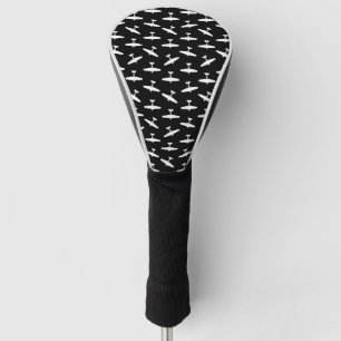Couvre-club De Golf Avions de cru d'antiquité de conception de