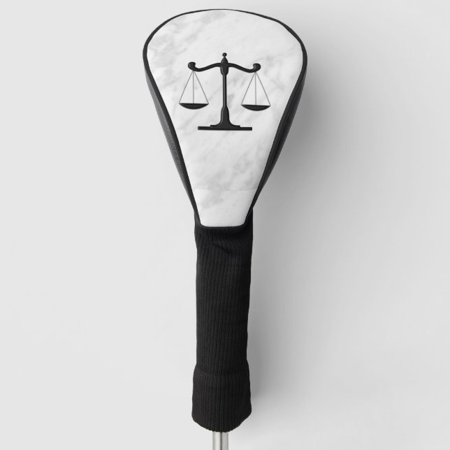 Couvre-club De Golf Balances en marbre (Devant)