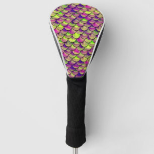 Couvre-club De Golf Balances violettes et vertes