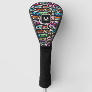Couvre-club De Golf Bandes cascade monographique rétro personnalisées