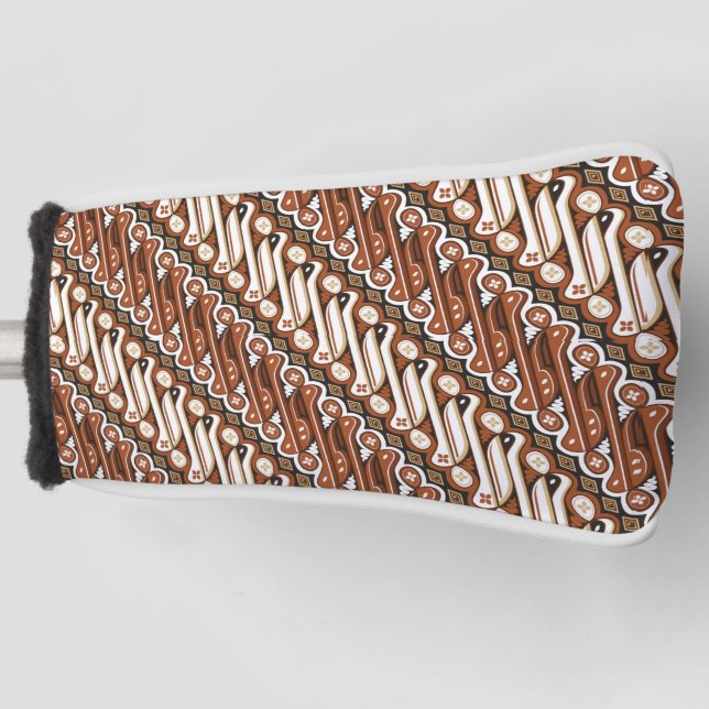 Couvre-club De Golf Batik indonésien motif  (Devant)