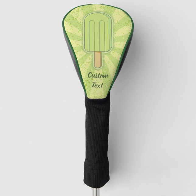 Couvre-club De Golf Bâton de crème glacée de chaux (Devant)