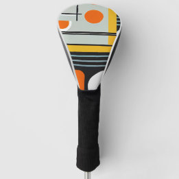 Couvre-club De Golf Bauhaus Conception géométrique 01 Parfait Pour