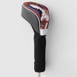 Couvre-club De Golf Belle Japonaise fille Imaginaire gothique Triptyqu