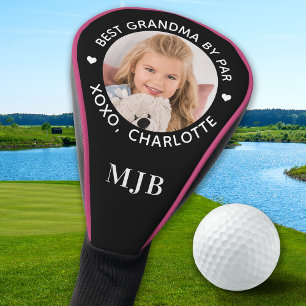 Couvre-club De Golf BEST GRANDMA BY PAR PAR Custom Photo Cool Monogram