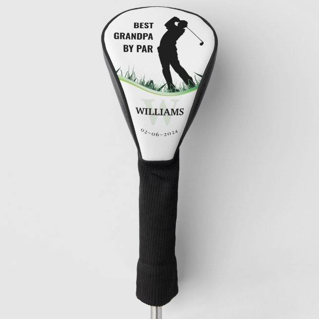 COUVRE-CLUB DE GOLF BEST GRANDPA PAR PAR (Devant)