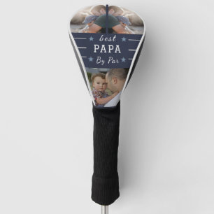 Couvre-club De Golf "Best Papa by Par - Custom 3-Photo