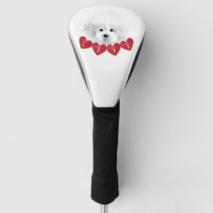 Couvre-club De Golf Bichon Frise chien LOVE