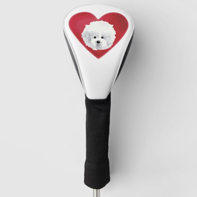 Couvre-club De Golf Bichon Frise dog ♥  (Devant)