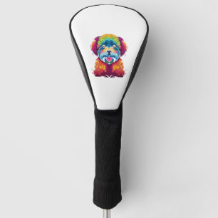 Couvre-club De Golf Bichon Frise Dog Pop Art