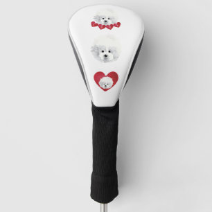 Couvre-club De Golf Bichon Frise _ mélange _ 