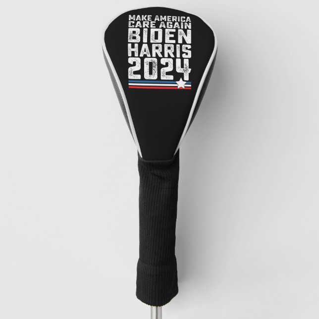 Couvre-club De Golf Biden Harris 2024 Care again (Devant)