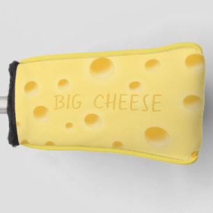 Couvre-club De Golf "Big Cheese" Holey Fromage suisse Drôle