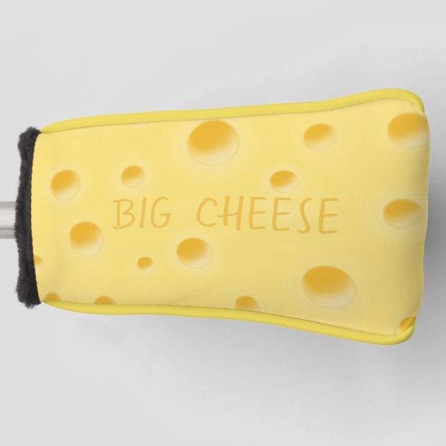 Couvre-club De Golf "Big Cheese" Holey Fromage suisse Drôle (Devant)