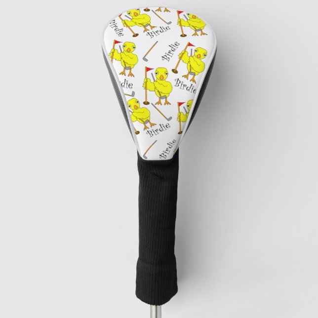 Couvre-club De Golf Birdie Golfer Chick (Devant)
