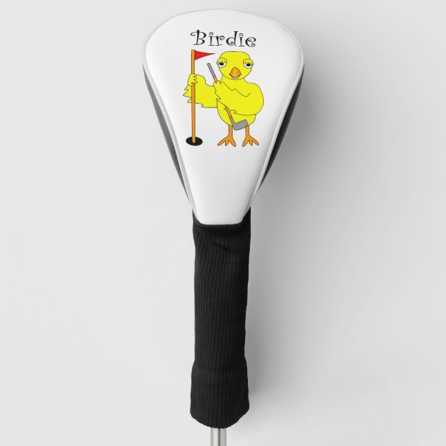 Couvre-club De Golf Birdie Golfer Chick (Devant)