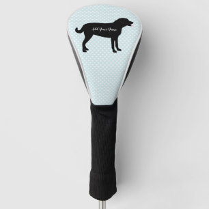 Couvre-club De Golf Black Lab Dog Nom personnalisé