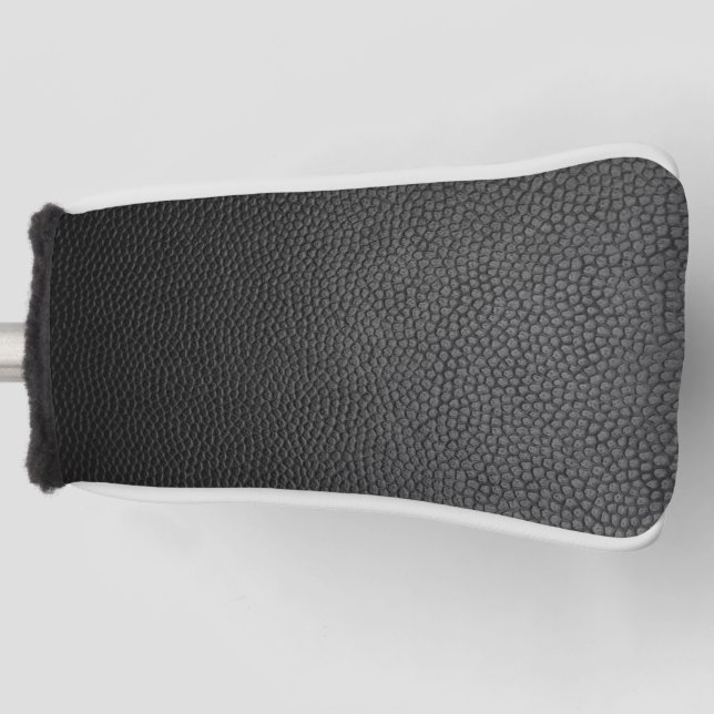 Couvre-club De Golf Black Snakeskin  (Devant)