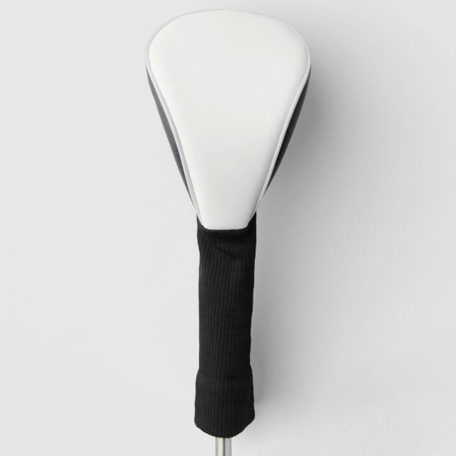 Couvre-club De Golf 🏌 blanc classique ⛳ PERSONNALISÉ (Devant)