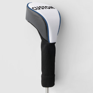 Couvre-club De Golf BLUE Piping Custom Golf Driver Headcover Blank