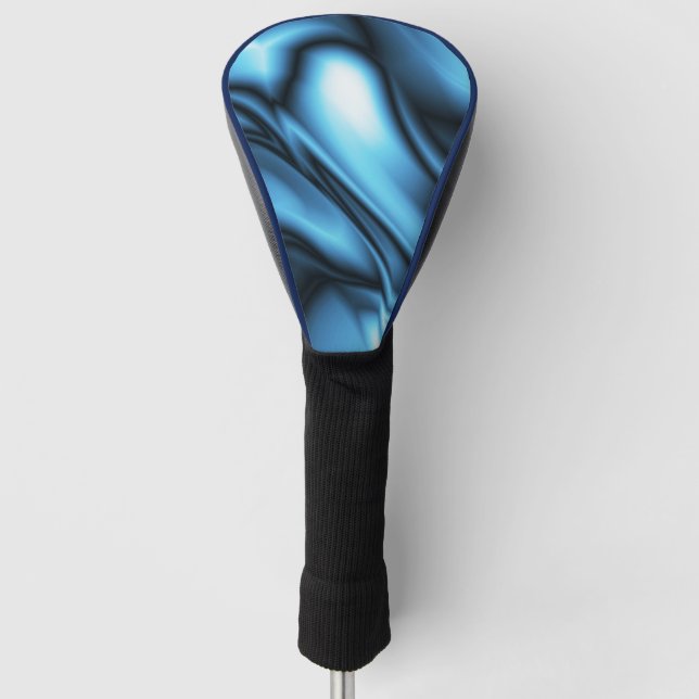 Couvre-club De Golf Blue Silk wave (Devant)