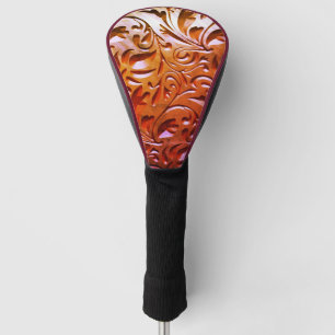 Couvre-club De Golf Bois sculpté à grain élégant