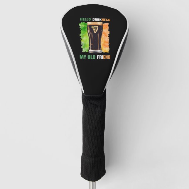Couvre-club De Golf Bonjour Darkness My Old Friend Irish Stout (Devant)