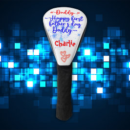 Couvre-club De Golf Bonne première Fête des pères papa |