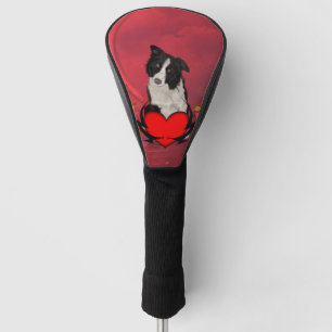 Couvre-club De Golf Border collie mignon