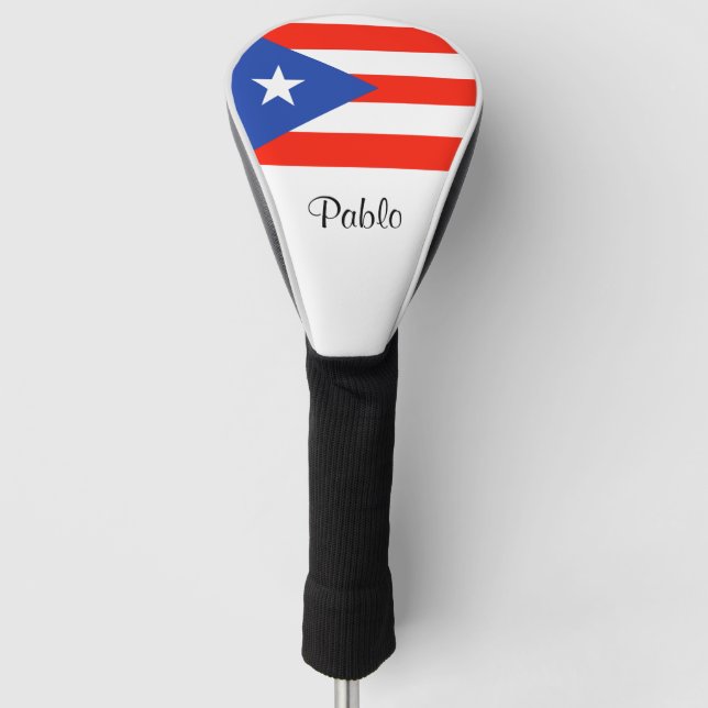 Couvre-club De Golf Boricua Banderas Flad 4Pablo (Devant)