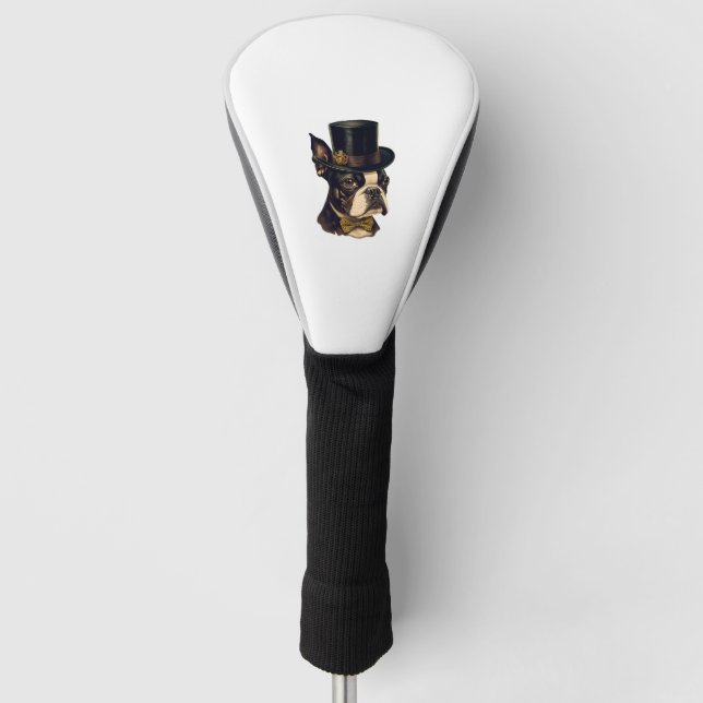 Couvre-club De Golf Boston Terrier Dog Boston Terriers (Devant)