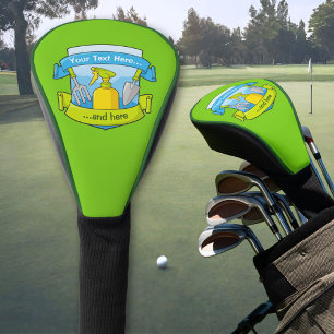 Couvre-club De Golf Bouclier de jardinage avec bannières