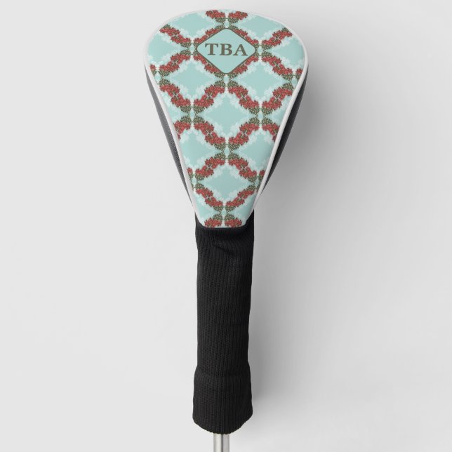 Couvre-club De Golf Bougainvillea Golf Head Cover (Devant)
