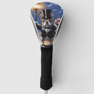 Couvre-club De Golf Bouquet de bouledogue français Bulldogue français
