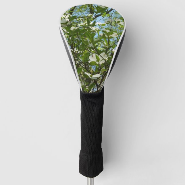 Couvre-club De Golf Branche of Dogwood Blossoms Spring Trees (Devant)