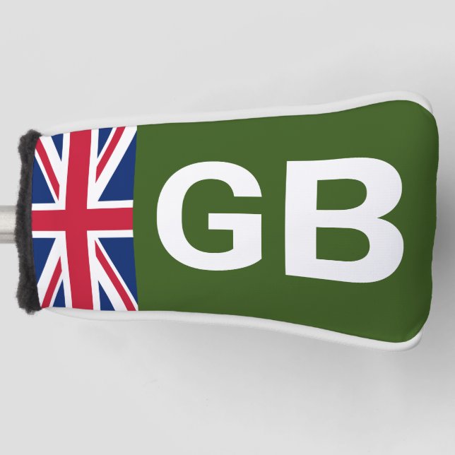 Couvre-club De Golf British Racing Green (Devant)