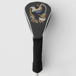 Couvre-club De Golf Broderie d'aigle Majestic | Bold Patriotique