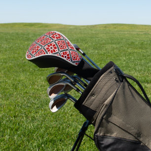 Couvre-club De Golf Broderie Ethnique Slave, Traditionnelle Balkanique