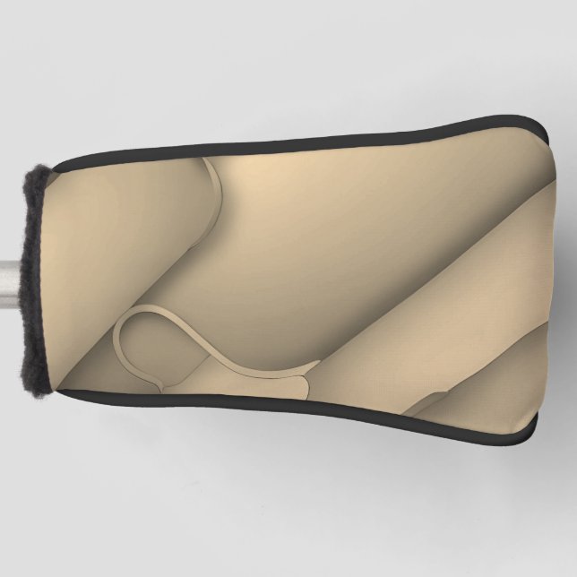 Couvre-club De Golf Brown Hues Art moderne (Devant)