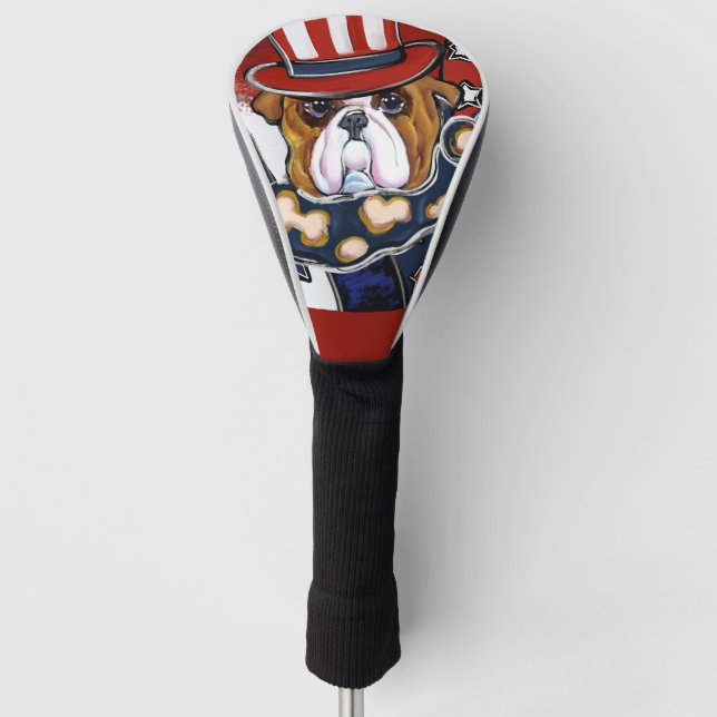 Couvre-club De Golf Bulldog (Devant)