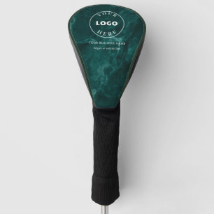 Couvre-club De Golf Business Logo Green Marble Corporate Event