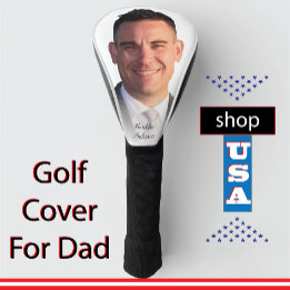 Couvre-club De Golf ⛳ Cadeau Personnalisé Et Convivial Pour Père