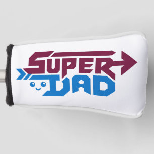 Couvre-club De Golf Cadeau Super Papa Gamer – Rétro Mignon