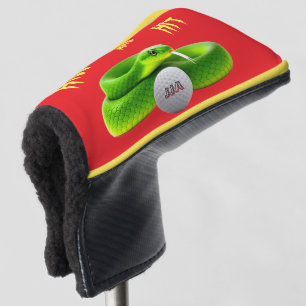 Couvre-club De Golf Cadeaux de golf personnalisés  -serpent-