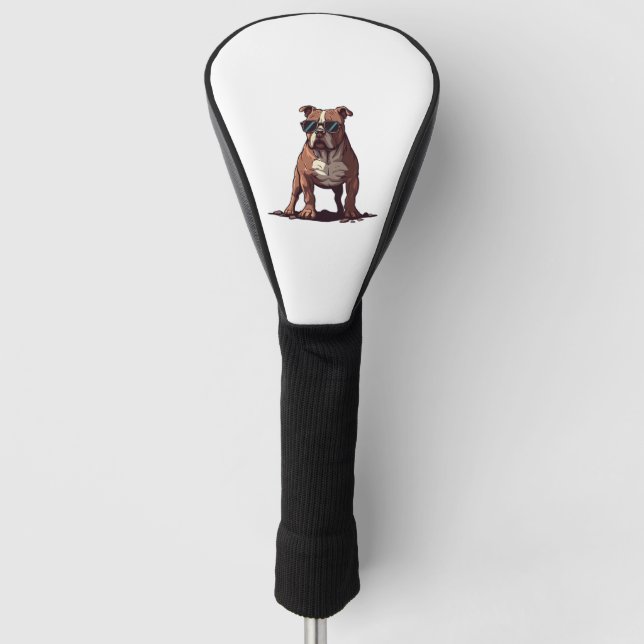 Couvre-club De Golf Cadeaux du propriétaire de Pitbull (Devant)