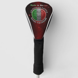 Couvre-club De Golf Calendrier Aztec Disque Tête De Golf