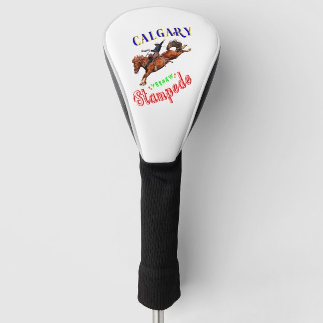 Couvre-club De Golf Calgary Yeehaw Stampede (Devant)