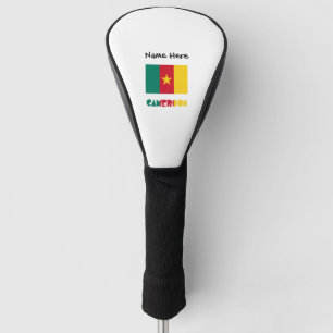 Couvre-club De Golf Cameroun et Drapeau Camerounais Personnalisés